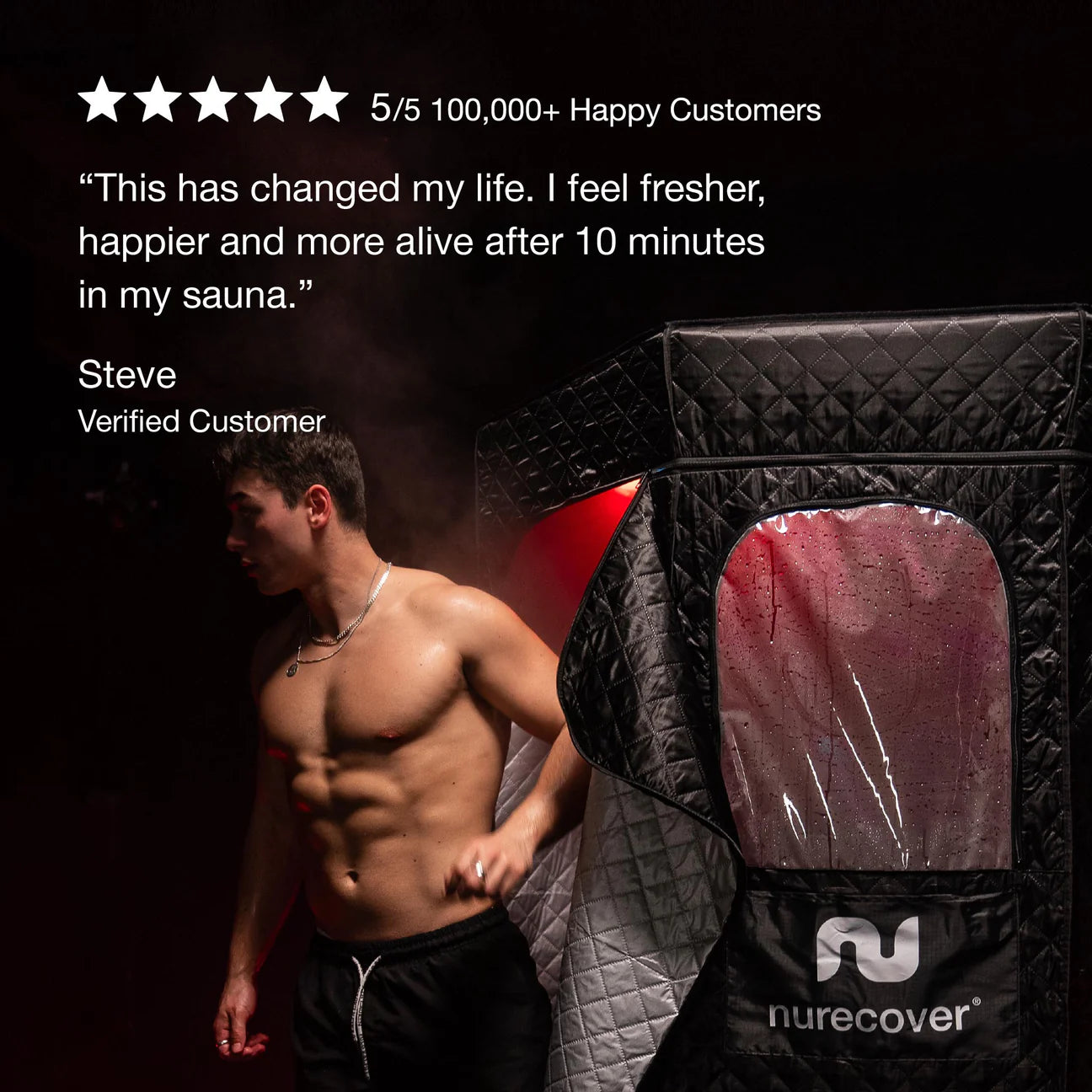 nurecover Tropic® Home Sauna + Ice Bath