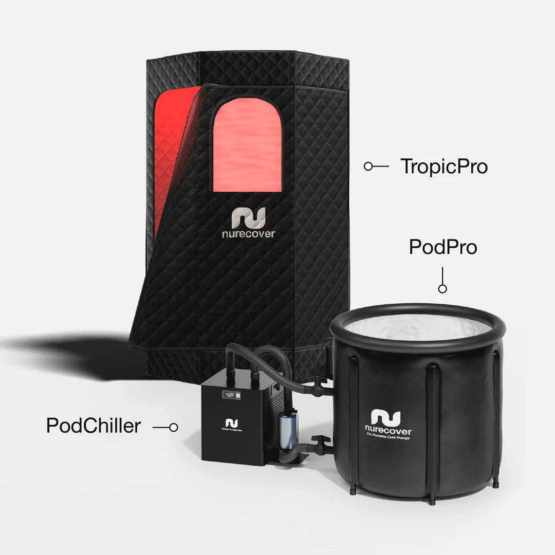 nurecover Tropic® Home Sauna + Ice Bath