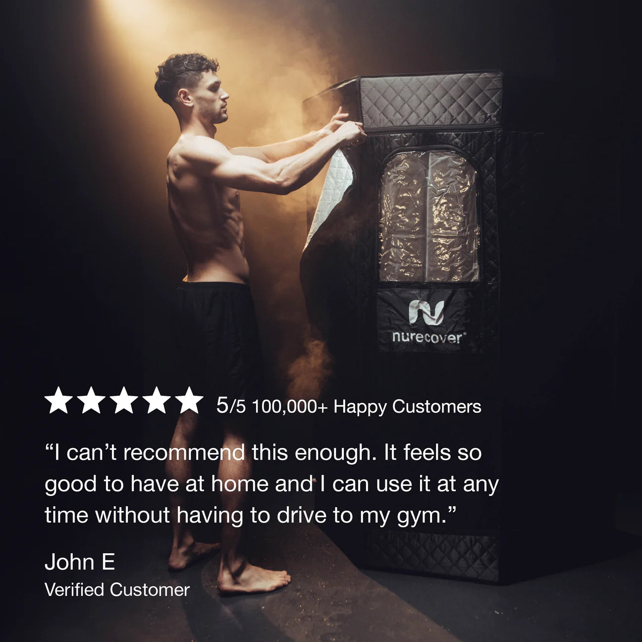 nurecover Tropic® Home Sauna + Ice Bath